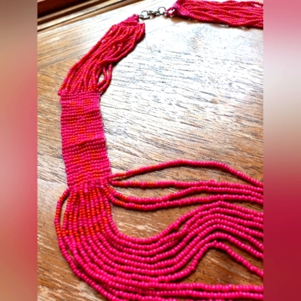 Pink And Orange Multi String Waist Beads!!!! - Picture 2 of 8